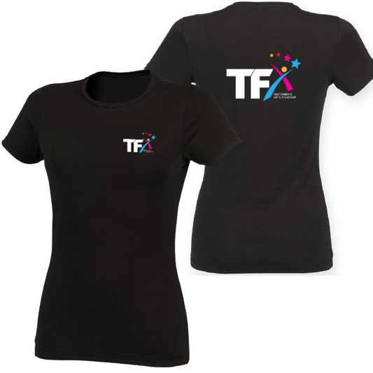 Fitted short sleeve TFX logo t-shirt (Girls/Ladies)