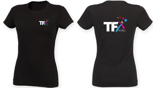 Fitted short sleeve TFX logo t-shirt (Girls/Ladies)